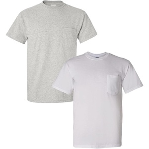 image:imageGildan G830 56 oz Ultra Blend 5050 Pocket TShirt  Royal  XLarge1 Ash Grey  1 White