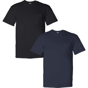 image:imageGildan G830 56 oz Ultra Blend 5050 Pocket TShirt  Royal  XLarge1 Black  1 Navy