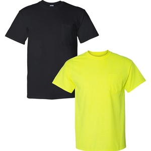 image:imageGildan G830 56 oz Ultra Blend 5050 Pocket TShirt  Royal  XLarge1 Black  1 Safety Green