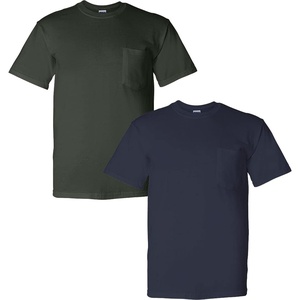 image:imageGildan G830 56 oz Ultra Blend 5050 Pocket TShirt  Royal  XLarge1 Forest Green  1 Navy
