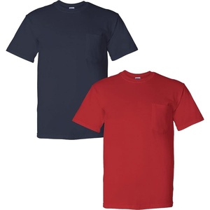 image:imageGildan G830 56 oz Ultra Blend 5050 Pocket TShirt  Royal  XLarge1 Navy  1 Red