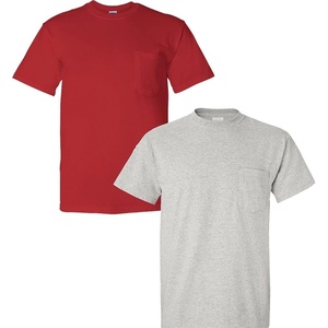 image:imageGildan G830 56 oz Ultra Blend 5050 Pocket TShirt  Royal  XLarge1 Red  1 Ash Grey