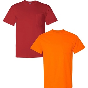 image:imageGildan G830 56 oz Ultra Blend 5050 Pocket TShirt  Royal  XLarge1 Red  1 Safety Orange