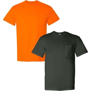 image:imageGildan G830 56 oz Ultra Blend 5050 Pocket TShirt  Royal  XLarge1 Safety Orange  1 Forest Green
