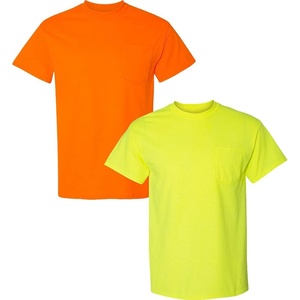 image:imageGildan G830 56 oz Ultra Blend 5050 Pocket TShirt  Royal  XLarge1 Safety Orange  1 Safety Green