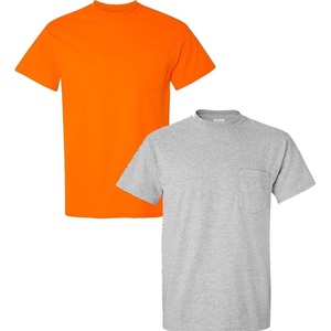 image:imageGildan G830 56 oz Ultra Blend 5050 Pocket TShirt  Royal  XLarge1 Safety Orange  1 Sport Grey