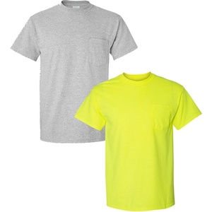 image:imageGildan G830 56 oz Ultra Blend 5050 Pocket TShirt  Royal  XLarge1 Sport Grey  1 Safety Green