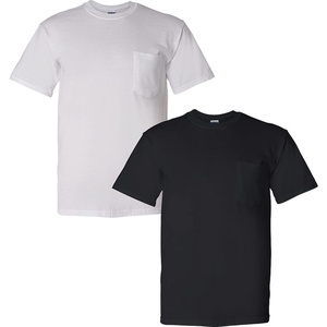 image:imageGildan G830 56 oz Ultra Blend 5050 Pocket TShirt  Royal  XLarge1 White  1 Black