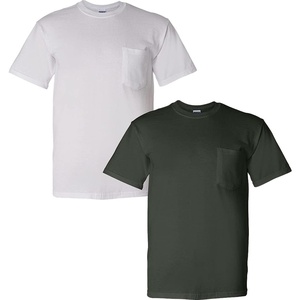 image:imageGildan G830 56 oz Ultra Blend 5050 Pocket TShirt  Royal  XLarge1 White  1 Forest Green