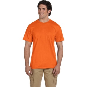 image:imageGildan G830 56 oz Ultra Blend 5050 Pocket TShirt  Royal  XLargeS Orange