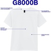 image:imageGildan Youth DryBlend TShirt Style G8000B 2PackRed