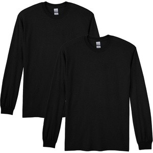 image:imageGildan Adult DryBlend Long Sleeve TShirt Style G8400 2PackBlack