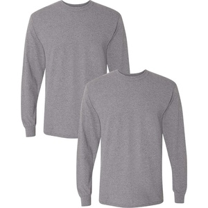 image:imageGildan Adult DryBlend Long Sleeve TShirt Style G8400 2PackGraphite Heather