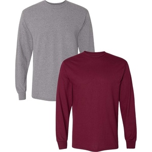 image:imageGildan Adult DryBlend Long Sleeve TShirt Style G8400 2PackGraphite HeatherMaroon