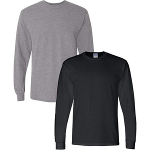 image:imageGildan Adult DryBlend Long Sleeve TShirt Style G8400 2PackGraphiteheatherblack