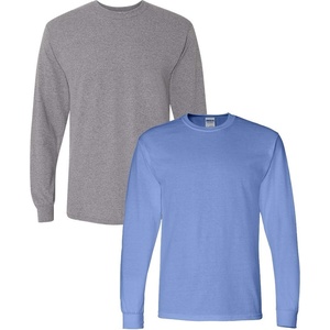 image:imageGildan Adult DryBlend Long Sleeve TShirt Style G8400 2PackGraphiteheathercarolina Blue