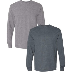 image:imageGildan Adult DryBlend Long Sleeve TShirt Style G8400 2PackGraphiteheatherdarkheather