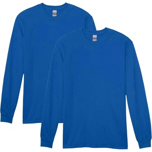 image:imageGildan Adult Heavy Cotton Long Sleeve TShirt Style G5400 2PackRoyal