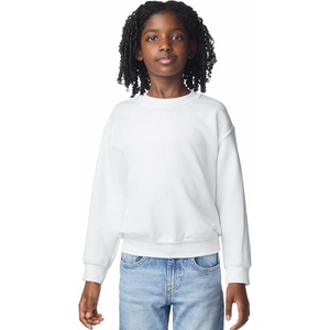 image:imageGildan Kids Fleece Crewneck Sweatshirt Style G18000bWhite