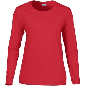 image:imageGildan Womens Heavy Cotton Long Sleeve TShirt 2PackCoral