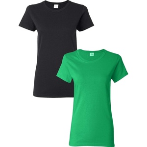 image:imageGildan Womens Heavy Cotton TShirt Style G5000L 2PackBlackLightblue