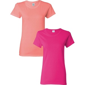 image:imageGildan Womens Heavy Cotton TShirt Style G5000L 2PackCoralHeliconia