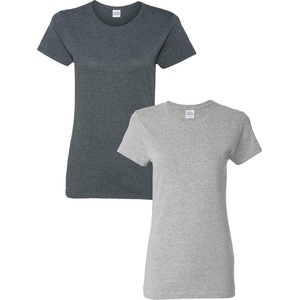 image:imageGildan Womens Heavy Cotton TShirt Style G5000L 2PackDarkheatherSportgrey