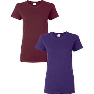 image:imageGildan Womens Heavy Cotton TShirt Style G5000L 2PackMaroonPurple