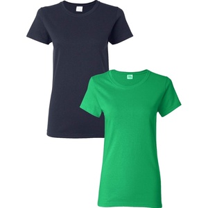 image:imageGildan Womens Heavy Cotton TShirt Style G5000L 2PackNavyIrishgreen