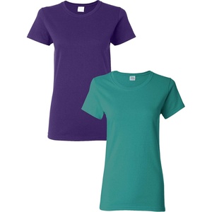 image:imageGildan Womens Heavy Cotton TShirt Style G5000L 2PackPurpleTropical