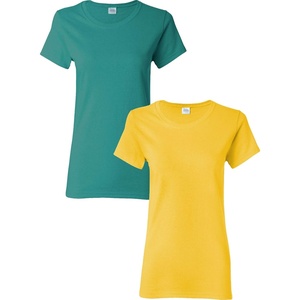image:imageGildan Womens Heavy Cotton TShirt Style G5000L 2PackTropicalDaisy