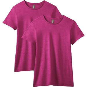 image:imageGildan Womens Softstyle Cotton TShirt Style G64000l MultipackAntique Heliconia