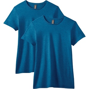 image:imageGildan Womens Softstyle Cotton TShirt Style G64000l MultipackAntique Sapphire
