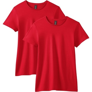 image:imageGildan Womens Softstyle Cotton TShirt Style G64000l MultipackRed