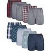 image:imageGildan Mens Underwear Boxers MultipackMixed RedBlue Assorted 10pack