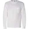 image:imageGildan Ultra Cotton Long Sleeve Pocket TShirtXxlarge white