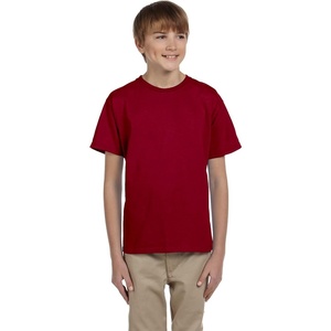 image:imageGildan   Youth Heavy Cotton  100 Cotton TShirt 5000B  SkyCardinal Red
