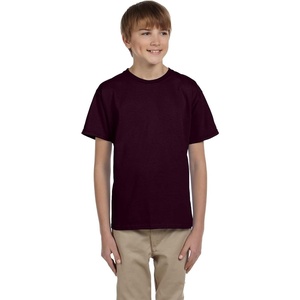 image:imageGildan   Youth Heavy Cotton  100 Cotton TShirt 5000B  SkyDark Chocolate