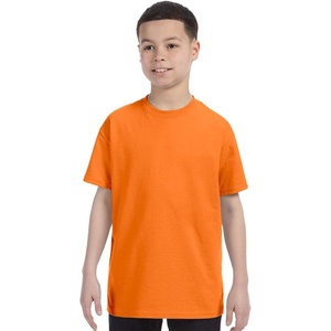 image:imageGildan   Youth Heavy Cotton  100 Cotton TShirt 5000B  SkySafety Orange