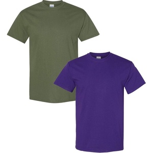 image:imageGildan Adult Ultra Cotton TShirt Style G2000 MultipackMilitarypurple